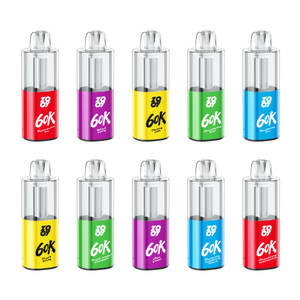  ZOOY VAPE Fizz 60000 Jednorazowe Cig 60k Puff E-papieros Niemcy Wizualny zbiornik oleju Vape Puffs UE