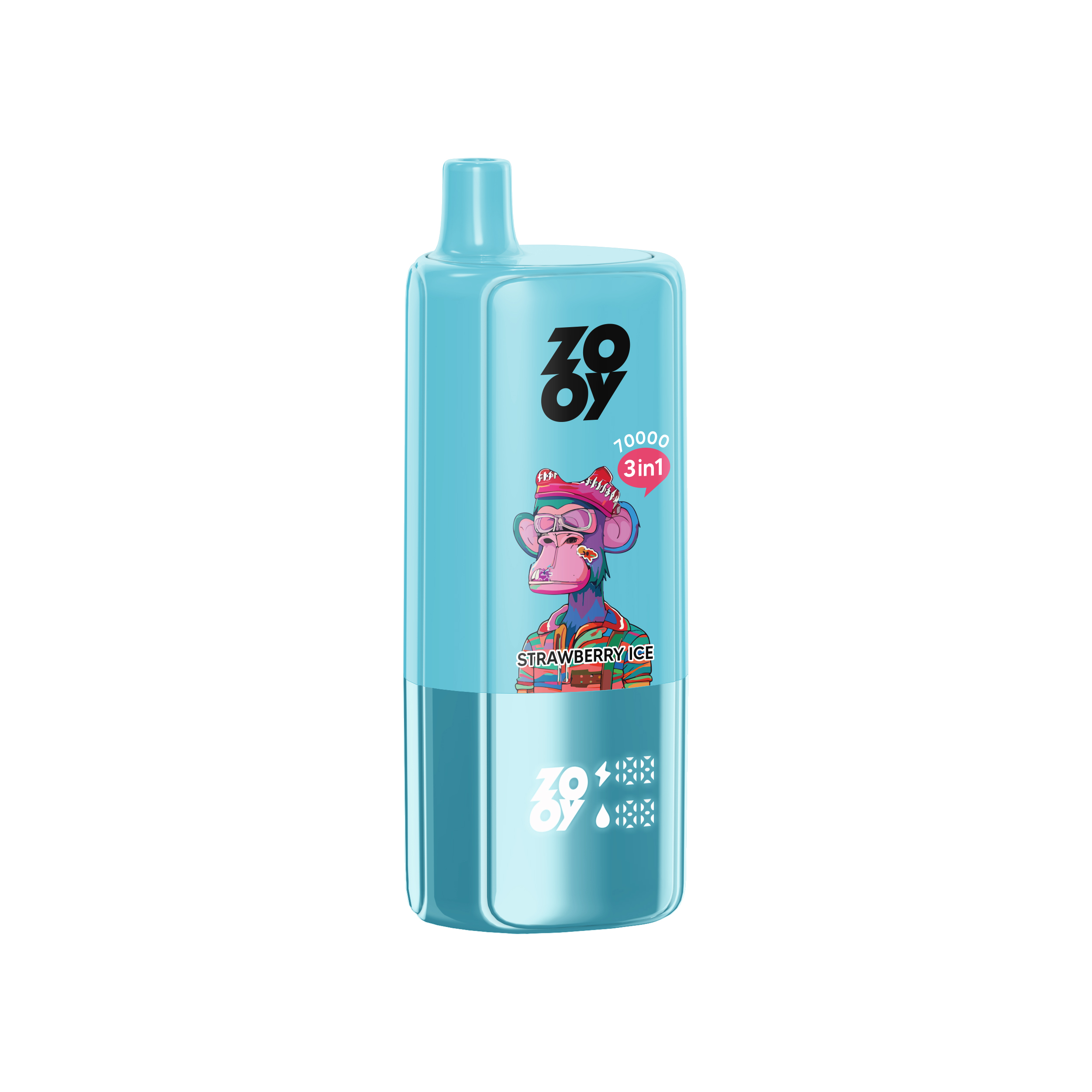 ZOOY VAPE POTR&Oacute;JNY 70k 120k Jednorazowy Vape Trzy smaki Magazyn UE-Arbuz i Cytryna, Limonka i Wiśniowa Cola