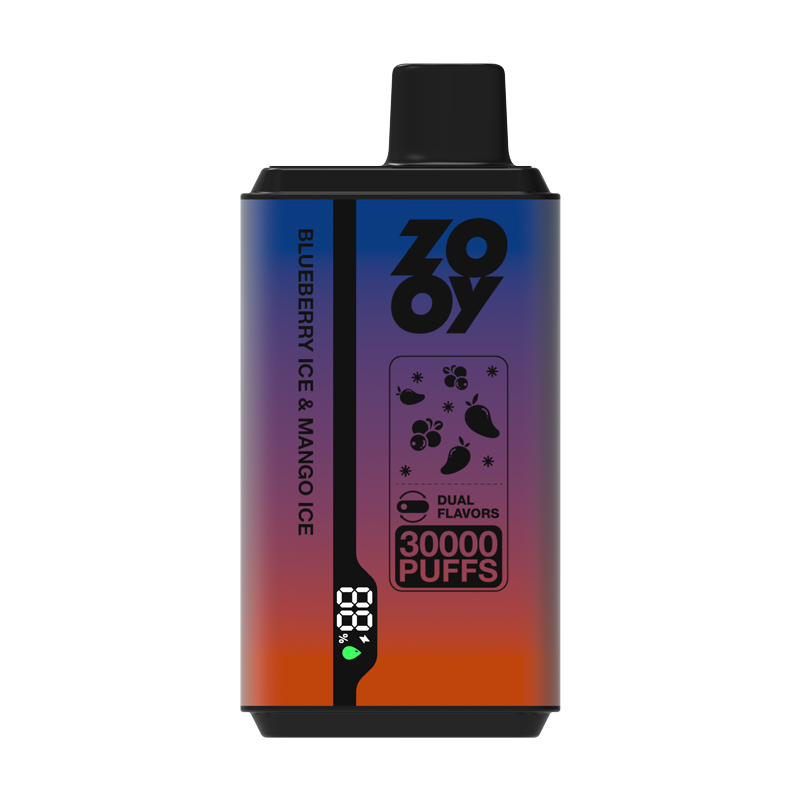 ZOOY twins 30000 2 w 1 jednorazowy Vape Puff 120K podw&oacute;jny smak magazyn UE-arbuz guma balonowa i l&oacute;d kawowy