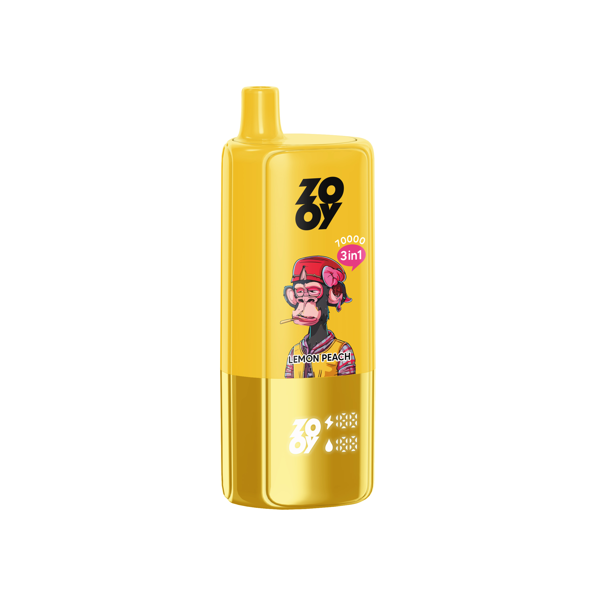 ZOOY VAPE POTR&Oacute;JNY 70k 120k Jednorazowy Vape Trzy smaki Magazyn UE-Arbuz i Cytryna, Limonka i Wiśniowa Cola