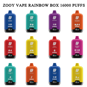 Wbudowany wyświetlacz do ładowania ZOOY VAPE RAINBOW BOX 16K