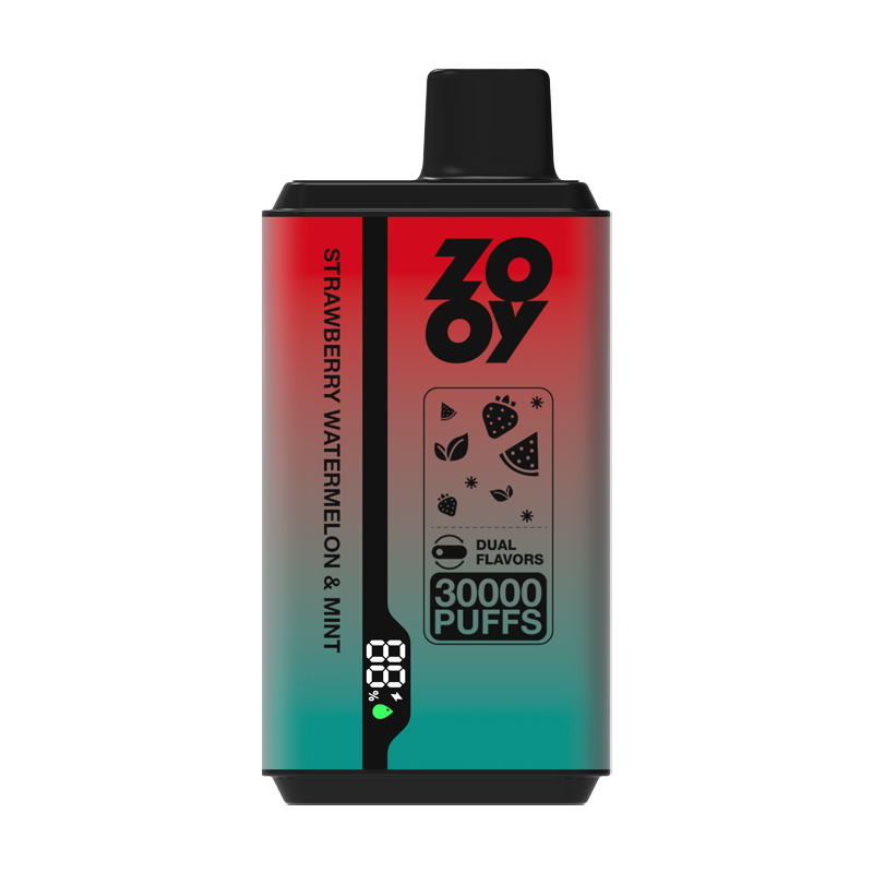 ZOOY twins 30000 2 w 1 jednorazowy Vape Puff 120K podw&oacute;jny smak magazyn UE-arbuz guma balonowa i l&oacute;d kawowy