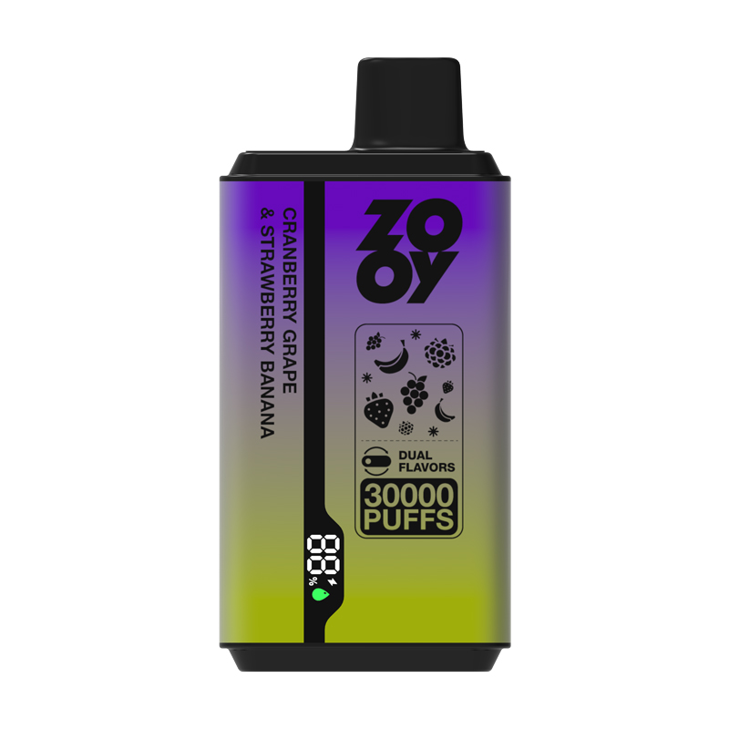 ZOOY twins 30000 2 w 1 jednorazowy Vape Puff 120K podw&oacute;jny smak magazyn UE-arbuz guma balonowa i l&oacute;d kawowy