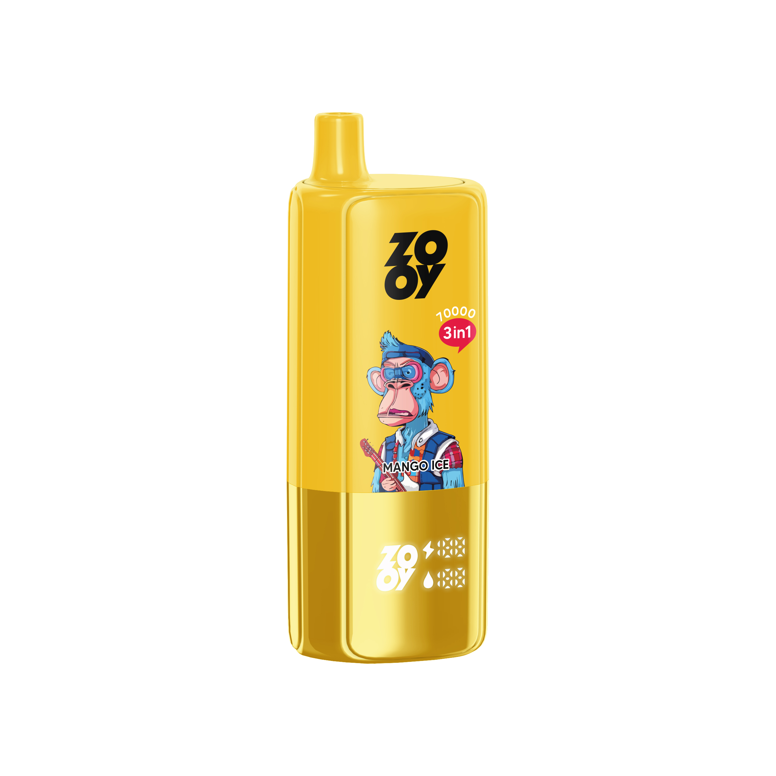 ZOOY VAPE POTR&Oacute;JNY 70k 120k Jednorazowy Vape Trzy smaki Magazyn UE-Arbuz i Cytryna, Limonka i Wiśniowa Cola