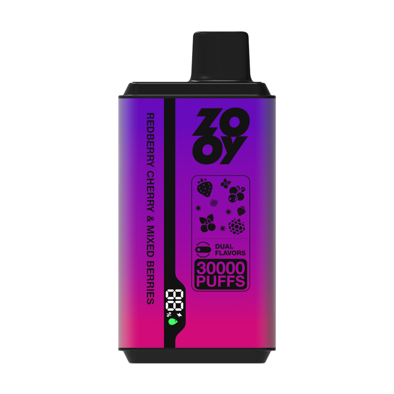 ZOOY twins 30000 2 w 1 jednorazowy Vape Puff 120K podw&oacute;jny smak magazyn UE-arbuz guma balonowa i l&oacute;d kawowy