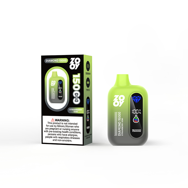zooy Diamond 15k PUFF 120K Vaper Elektroniczny Papieros Magazyn UE - Niebieski Malinowy cytrynowy