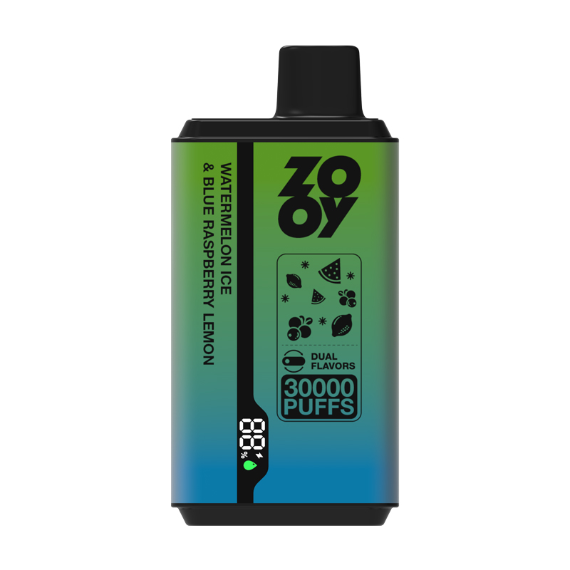 ZOOY twins 30000 2 w 1 jednorazowy Vape Puff 120K podw&oacute;jny smak magazyn UE-arbuz guma balonowa i l&oacute;d kawowy